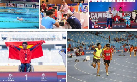Bảng tổng sắp huy chương ASEAN Para Games 12: Đoàn Việt Nam đã 'sở hữu' 37 HCV