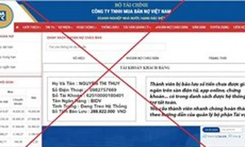 Mạo danh Công ty TNHH Mua bán nợ Việt Nam để lừa đảo
