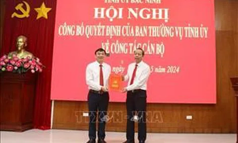 Công bố Quyết định Trưởng Ban Tuyên giáo Tỉnh ủy Bắc Ninh