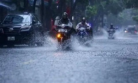 Cảnh báo ngập lụt khu vực nội thành Hà Nội