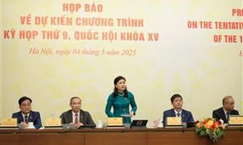 Kỳ họp thứ 9, Quốc hội khóa XV sẽ xem xét, quyết định những vấn đề mang tính lịch sử