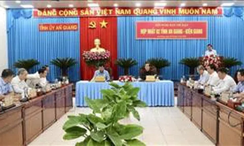 Thành lập 6 tổ giúp việc cho hợp nhất 2 tỉnh Kiên Giang và An Giang