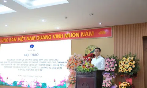 Sửa đổi một số phát sinh trong triển khai lĩnh vực bệnh, chữa bệnh